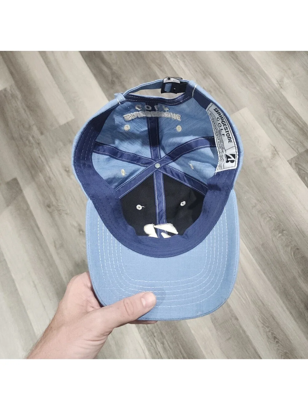 Bridgestone Golf Hat Cap Strapback Logo Classic Casual Preppy Sport Cotton
